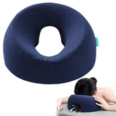 xiaomubiao face down pillow on massage table, supports head without nose pressure.