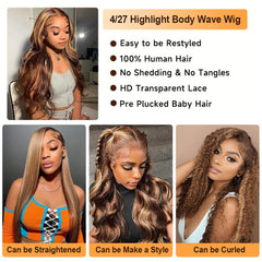 Xiayume long honey blonde wig, 28 inches, comfortable cap with adjustable straps.