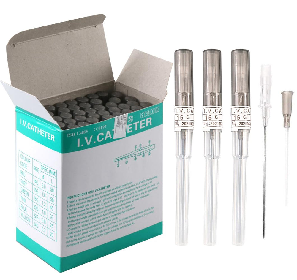 Xiboya textile 50-piece catheter piercing needles kit for professional use