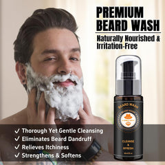 XIKEZAN beard oil bottle (2-pack) for nourishment and shine