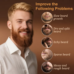 XIKEZAN beard oil set orange for a bright, energizing scent and shine