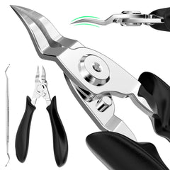 XIORRY ingrown toenail clippers with an angled curved blade for precise trimming