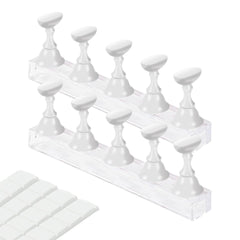XIRON nail stand press-on display base for secure practice sessions