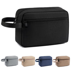 XIRYOHEAUR travel toiletry bag, front view, compact storage for trips.