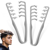 Xisilin texture comb wide-tooth front view for volumizing curls and reducing frizz