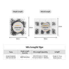 XIUSUZAKI D curl volume lashes for lifted, lasting curl.