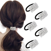 Diadema elástica Xiwstar con cristales para uso diario y peinados elegantes.