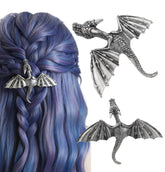 XJYHDY clip cabello dragón gótico con alas, perfecto para looks atrevidos.