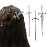 XJYHDY horquilla de cabello espada con detalle elegante para looks góticos