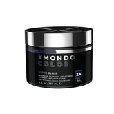XMONDO Color Blue-Black depositing mask bottle shows rich gloss and hydration.