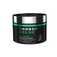 XMONDO Color Super Green bottle application for vibrant pigment deposit