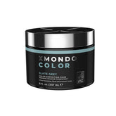 XMONDO Hair Color Slate Grey bottle close-up showing pigment-rich formula for at-home use