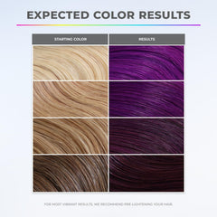 XMONDO Super Purple color swirls show rich violet with blue and red undertones.