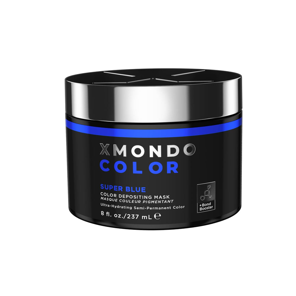 XMONDO Super Blue bottle pour enables easy, even color application.