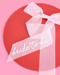 organza bow with heavy duty metal clip close up demonstrating secure hold