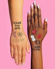 xo Fetti realistic bachelorette tattoos star design for shimmering accents