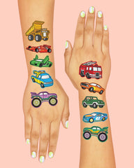 Tatuajes xo Fetti con diseños foil brillantes, efecto metalizado para fotos.