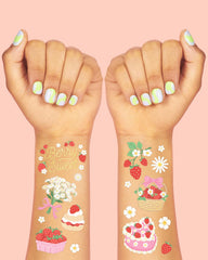 Tatuajes xo fetti de pastel, diseños para celebraciones.
