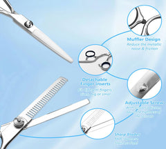 Xolaawa scissors with rubber muffler for quieter operation