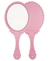 XPXKJ hand mirror with sturdy handle for easy grooming.