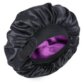 XRACEPHOL silk bonnet for sleeping protects curls and locks moisture overnight.