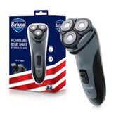 XTREME Barbasol Rotary Shaver front view shows ergonomic grip for comfortable daily grooming.