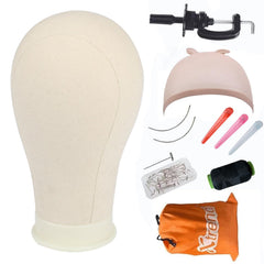 XTREND canvas head cover lightweight for easy wig styling and display.