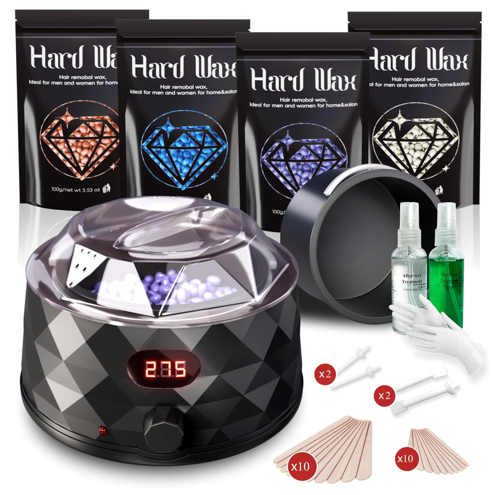 XuenQu wax warmer with digital display for precise heat control during sessions.