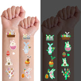 Xutengy Easter tattoos collection pack with vibrant designs for kids' party fun.
