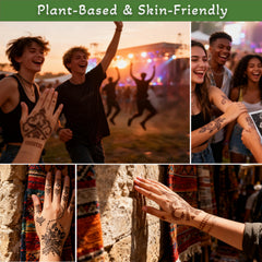 Plantillas XWGLFT para tatuajes temporales variadas, fáciles de aplicar y combinar