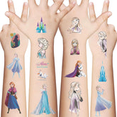 XYLL frozen temporary tattoos collection, bright kid-friendly designs for quick party arm art.