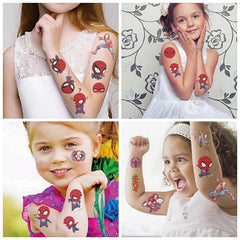 XYLL tatuajes Spider-Man resistentes al agua y duraderos