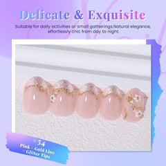 XZMeiLun included nail file and wooden stick help removal and shaping.
