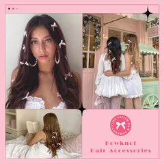 Clip rosa satin de YAEISM con apertura rápida y fijación segura.