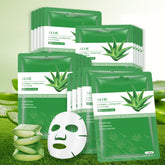 YAFUSIPE Aloe Vera sheet mask hydrates and soothes all skin types.