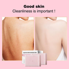 YAFUSIPE jabon exfoliante, textura visible, exfoliación suave para la piel
