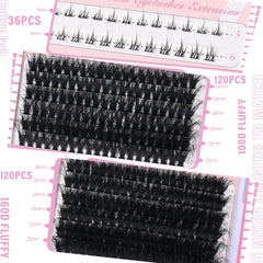 Yaiseiko bottom lashes 5-6mm balance top extensions and complete the look.
