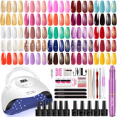 YALSYNY kit esmalte gel 25 colores para manicura casera.