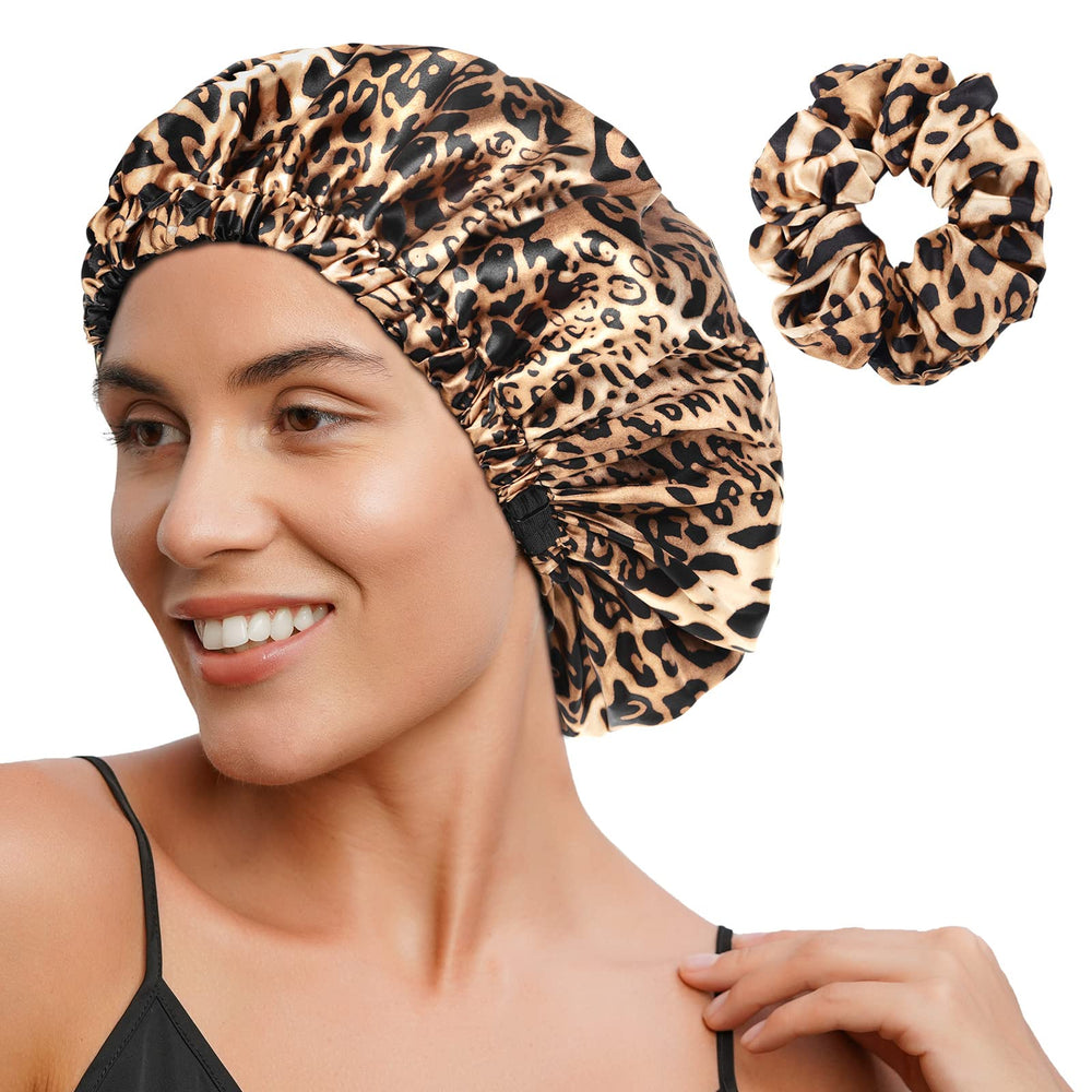 YANIBEST adjustable satin bonnet with soft material for smoother hair at night