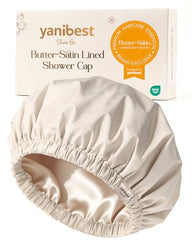 Yanibest gorro de ducha impermeable mantiene el cabello seco durante la ducha