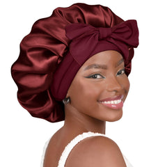 Gorro de satén ajustable de YANIBEST protege el cabello durante la noche