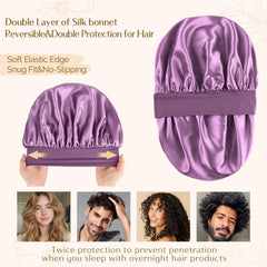 Yanibest seda de doble capa, textura suave que cuida el cabello