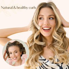 Yanibest sleep-in curl set with velvet scrunchies for comfortable all night shaping