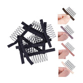 Yantaisiyu 24-piece steel wig clips set holds wigs securely.