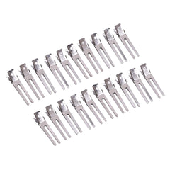 YANTAISIYU clip doble diente plata para cabello, sujeción estable para peinados