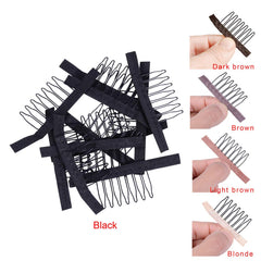 Yantaisiyu seven-teeth wig clip ensures firm attachment to the cap.