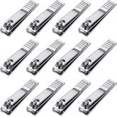 Yaomiao nail clippers set 12 pieces for fingernails and toenails, precise trimming at home.