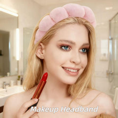 Yaqulen pulseras de felpa coral suaves y absorbentes para el rostro