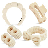 Yaqulen diadema de toalla suave para limpieza facial