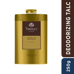 Yardley London Gold Talco, fragancia clásica para uso diario.
